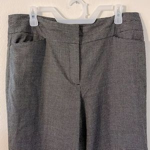 Loft curvy checkered pants
